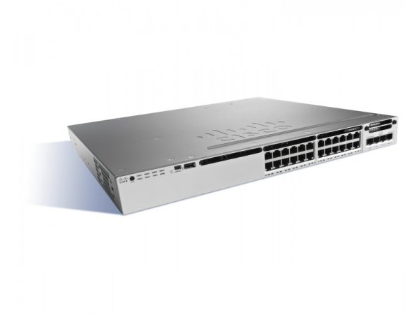 Cisco Catalyst 3850 24 Port PoE IP Base, WS-C3850-24P-S